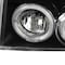 Spec-D Tuning 92-96 Ford F150 Halo Projector Headlight Black Housing 2LHP-F15092JM-V2-TM - alternate 7